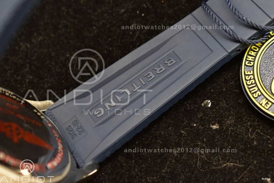 Dial SS Strap Edition SuperOcean Automatic BLSF Blue on Blue 42 A2824 Rubber Best 1:1 0420